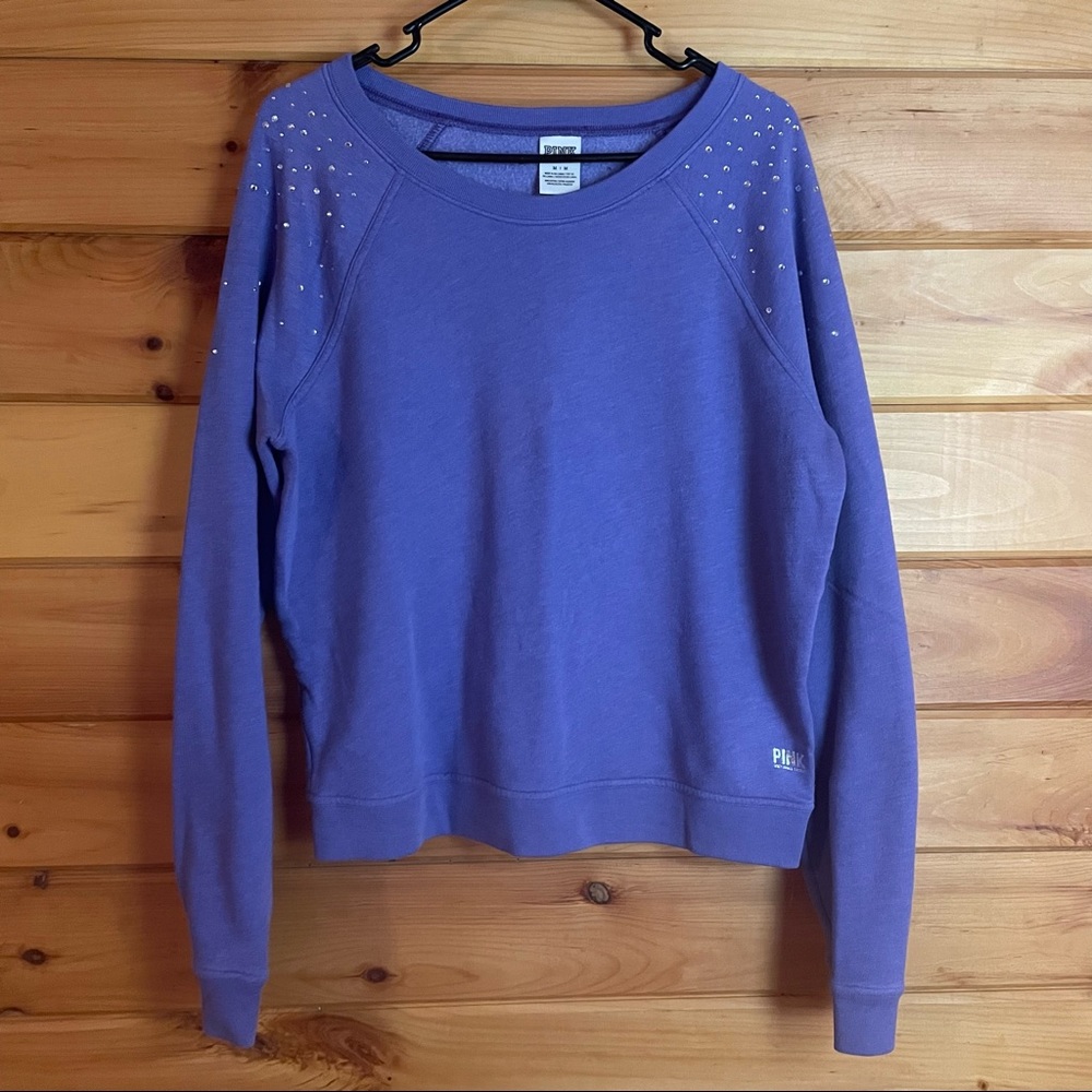 Pink VS bling sweatshirt